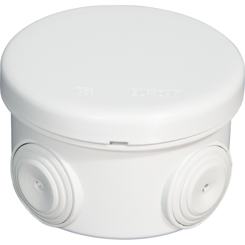 Boite de dérivation ronde 80x45 EUR'OHM Boite de dérivation ronde 80x45 EUR'OHM