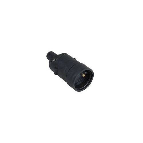 Fiche femelle caoutchouc sans bague IP40 16A EUR'OHM Fiche femelle caoutchouc sans bague IP40 16A EUR'OHM