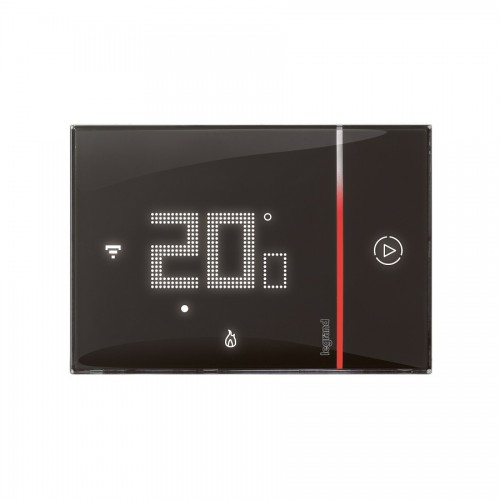 Thermostat connecté Smarther with Netatmo pour montage encastré 2 modules -  noir LEGRAND