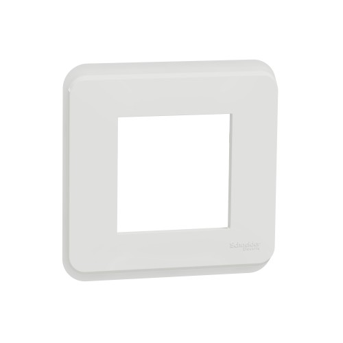 Unica Pro - plaque de finition - Blanc antimicrobien - 1 poste SCHNEIDER ELECTRIC