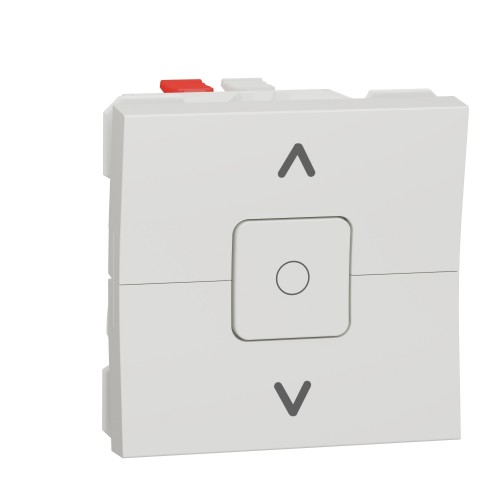 Unica - inter volet-roulant - 3 touches - 6A - 2 mod - Blanc anti - méca seul SCHNEIDER ELECTRIC