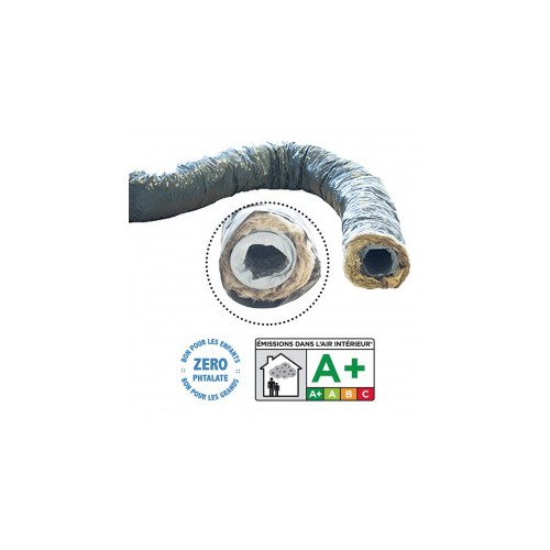 Gaine souple isolée Ø80 mm UNELVENT Gaine souple isolée Ø80 mm UNELVENT