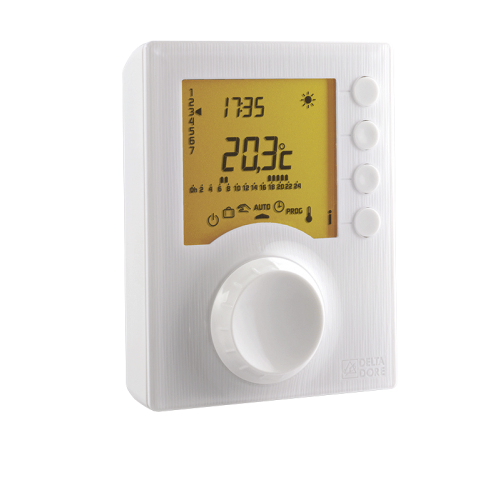 Thermostat programmable filaire alimentation par piles DELTA DORE