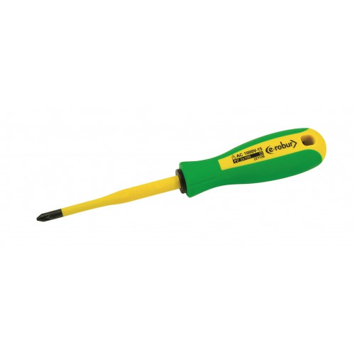 Tournevis Pozidriv® slim 2x100 isolé AGI ROBUR Tournevis Pozidriv® slim 2x100 isolé AGI ROBUR