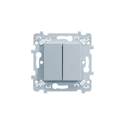 Double interrupteur va-et-vient 10 A 250 V HAGER