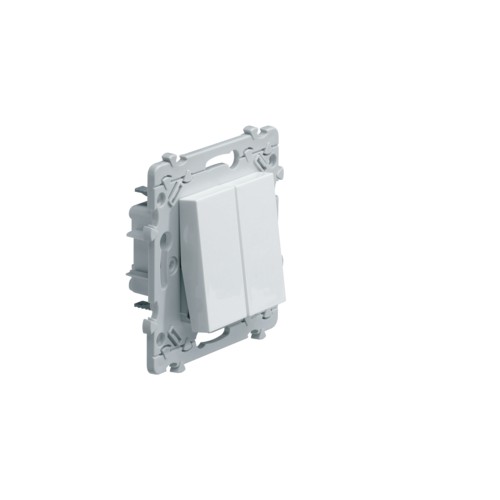 Double poussoir 10 A 250 V HAGER Double poussoir 10 A 250 V HAGER